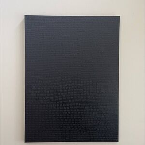 Modern Black Textured Canvas Art